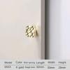 New French Style Wardrobe Door Handle Gold Creative Hammer Pattern Light Luxurious Cabinet Door Handle Drawer Handle