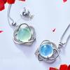 Women's Rose Quartz Clavicle Necklace - Japanese & Korean Fashion Pendant, Valentine's Day Gift