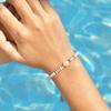 Trendy Imitation Pearl Colorful Beads Bracelet for Women, Stainless Steel Handmade Chain Bracelet for Women Fashion Boho Jewelry