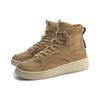 New LiNing Anti Slip Wear Resistant High Top Skateboard Shoes Women's Red Gold AGCP366-3