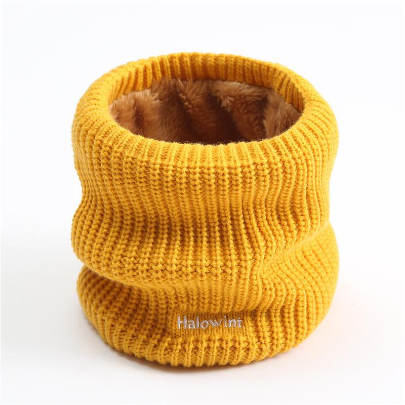 

Модный унисекс кашемировый плюшевый теплый зимний шарф-кольцо для женщин и мужчин, вязаная маска-балаклава, снуд, шарфы для шеи, буфанда, толстый шарф-муфта One Size