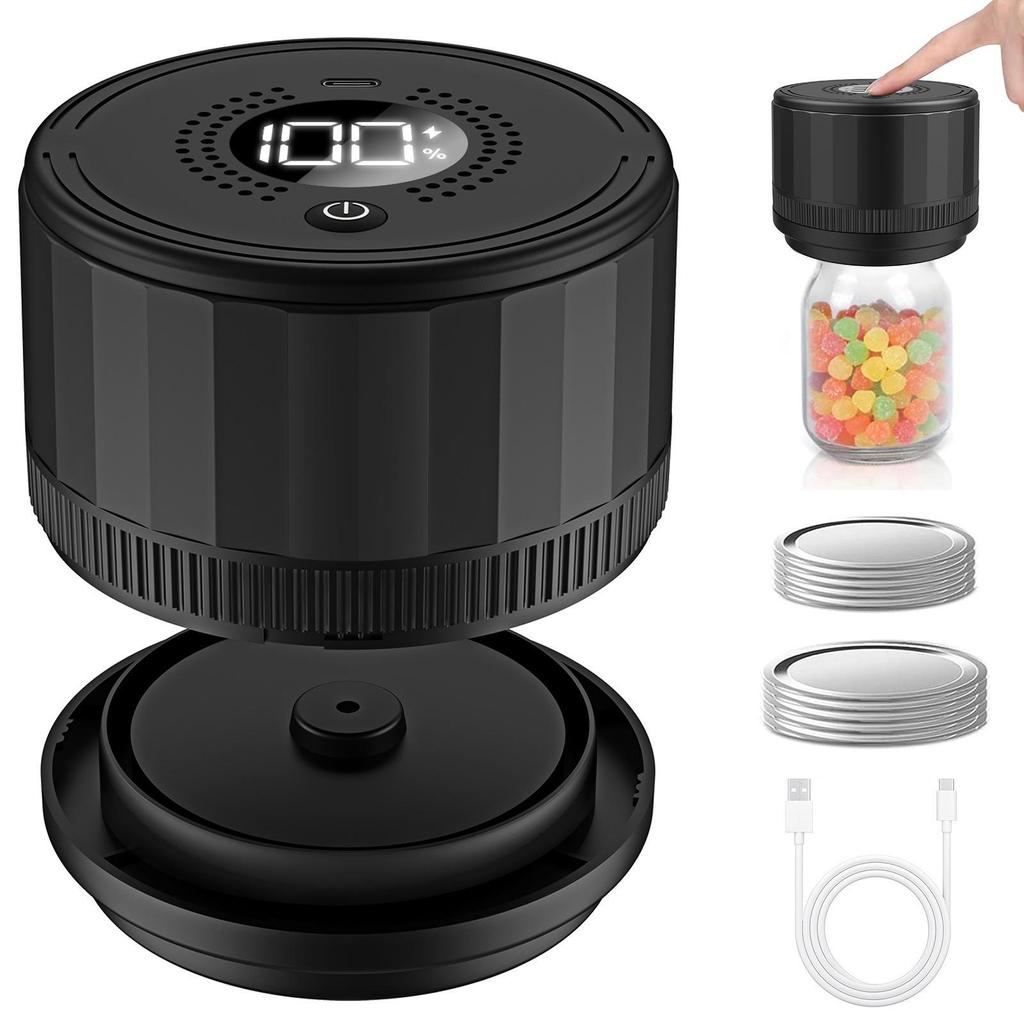 Mason Jar Electric Vacuum Sealer for Food Preservation