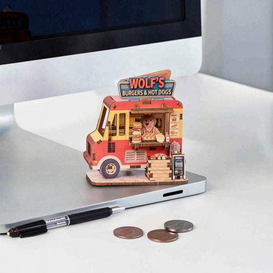Mini Cute Refrigerator Magnets DIY 3D Puzzle Magnetic Building Blocks Assemble