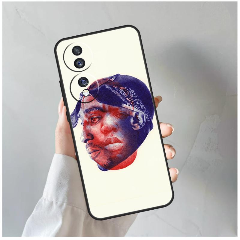 Rapper 2pac Singer Tupac Phone Case For Honor X8b X9b X8 X9 X6a X7a X8a X9a Honor Magic 6 Pro 5 Lite 50 70 90 Cover