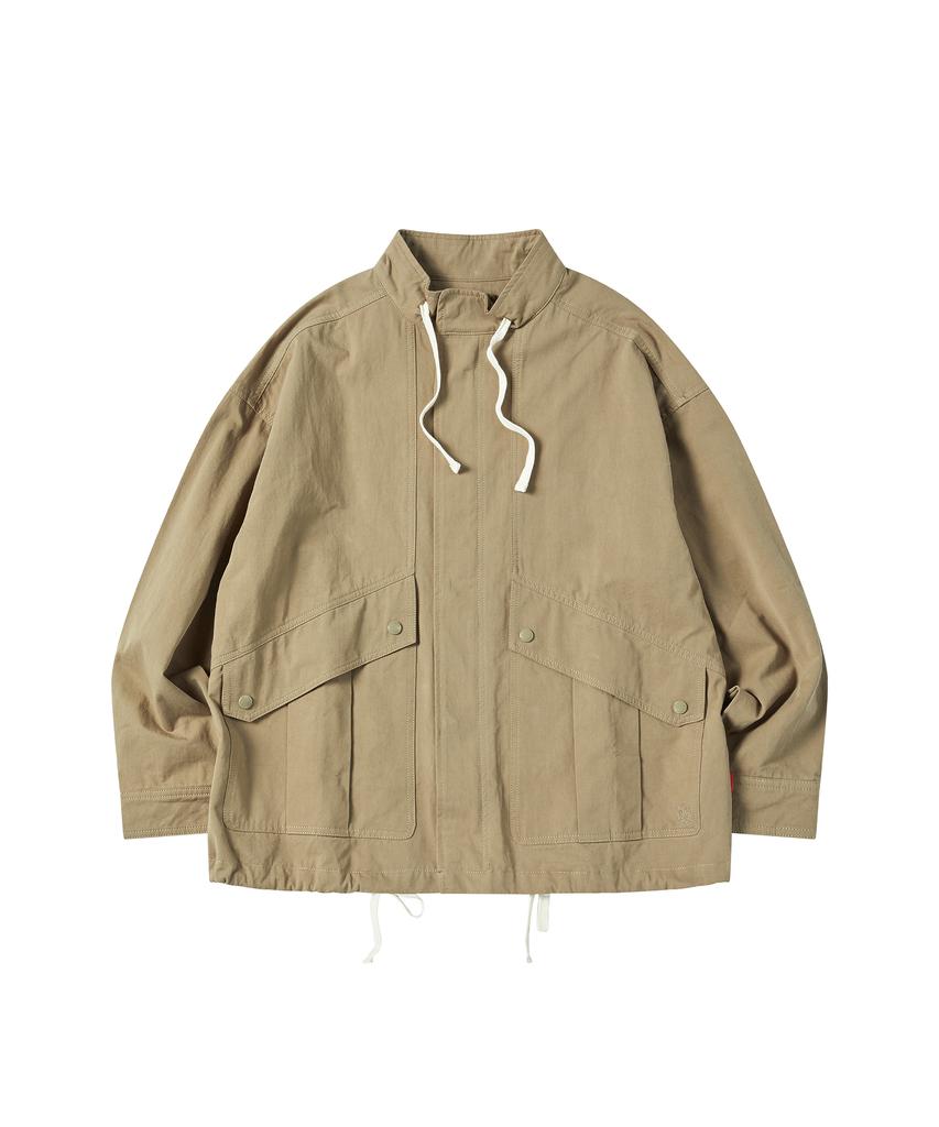 Comoninoz Stand Collar Jacket [Beige]