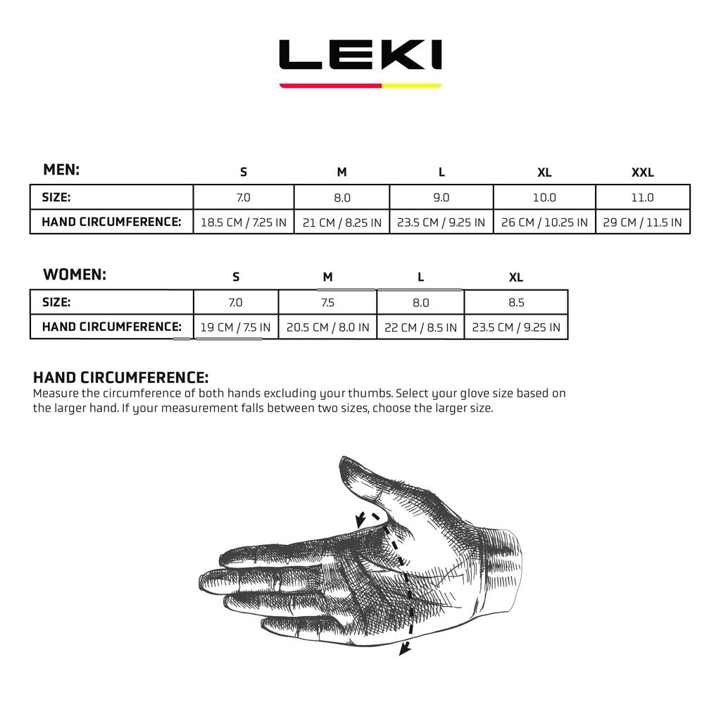 LEKI Ski Gloves 653841601 DETECT XT 3D MITT /