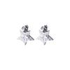 2026 Diamond Star Stud Earrings Fashion Versatile Earrings Trend S925 Sterling Silver Needle Personalized Men's and Women's Stud Earrings