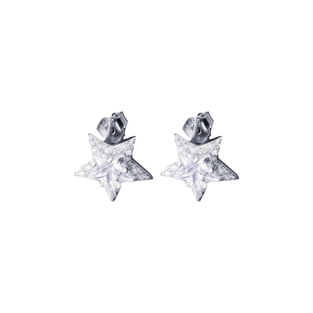 2026 Diamond Star Stud Earrings Fashion Versatile Earrings Trend S925 Sterling Silver Needle Personalized Men's and Women's Stud Earrings