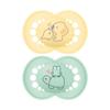 MAM Lollipops Original Nature Pacifier - 18+ Months - Silicone X2 (Model : Doe and Bird)