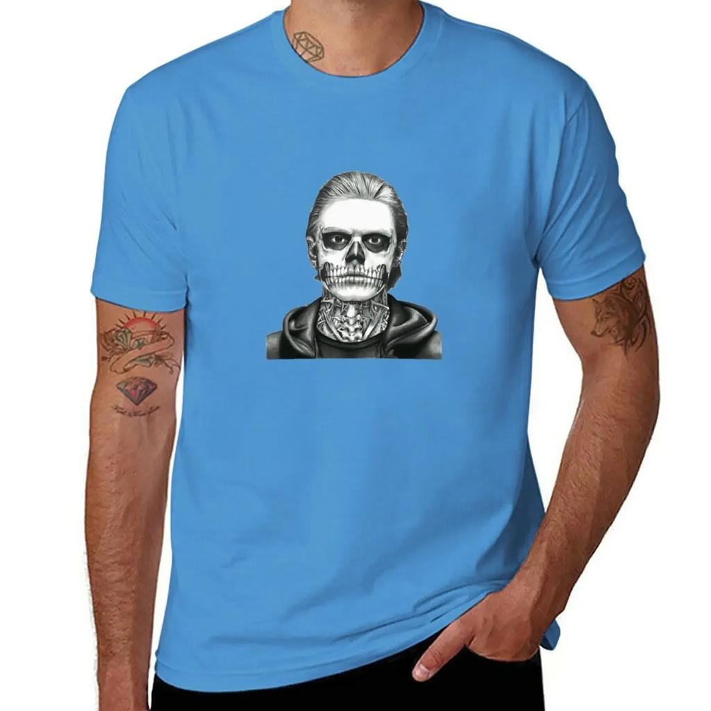Tate Langdon AHS T-Shirt boys animal print plain workout shirts for men