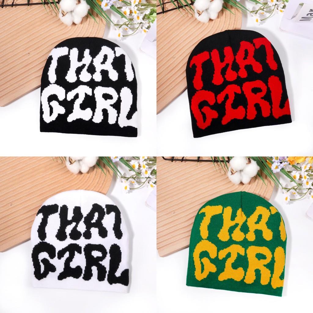 Knit Hat With Letter Embroidery For Winter Warmth Casual Unisex Street Style