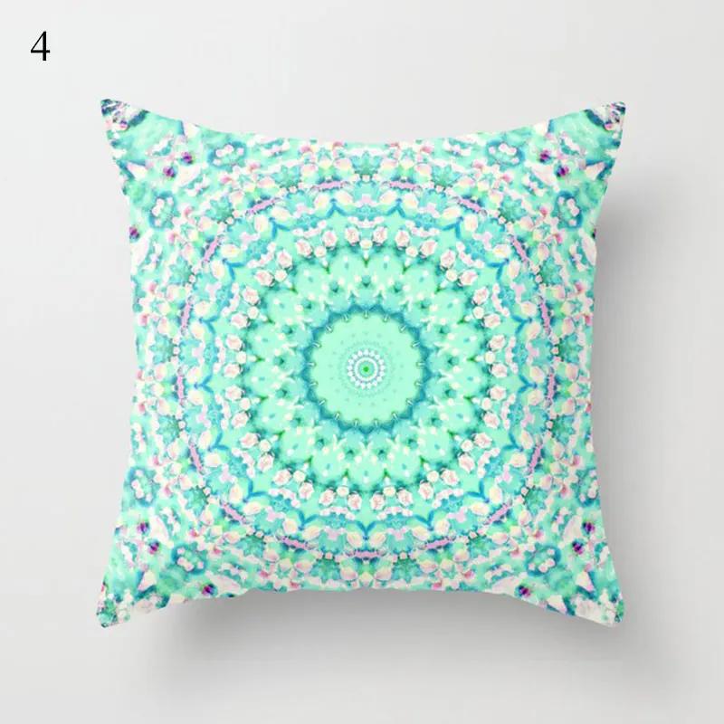 Nordic Modern New Geometric Mint Green Blue Pillowcase, Home Decor Living Room Sofa Decoration Cushion Cover 60x60 40x40 50x50