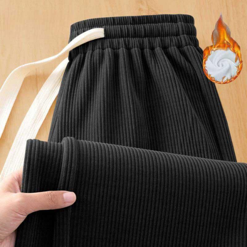 

Жіночі плюшеві спортивні штани з високою талією та широкими штанинами 2023 року Large