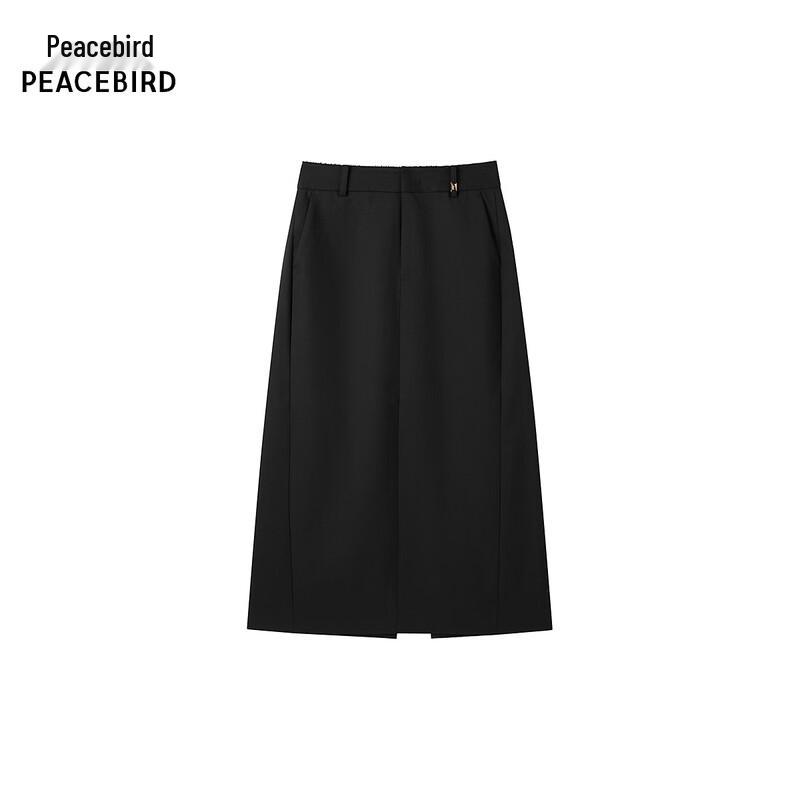 PEACEBIRD Elegant Straight Long Skirt S