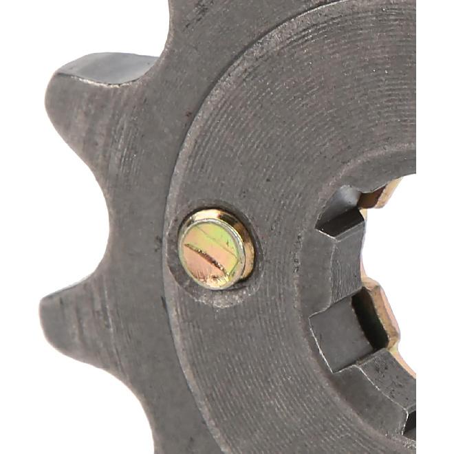 12-Zahn Kettenrad vorne für 530 Kette | 0,8 Zoll/20 mm Welle, 2,36 Zoll/60 mm Ø, Stahlgefertigt, Passend für 125ccm-350ccm Crossbikes, ATVs & Trailbikes
