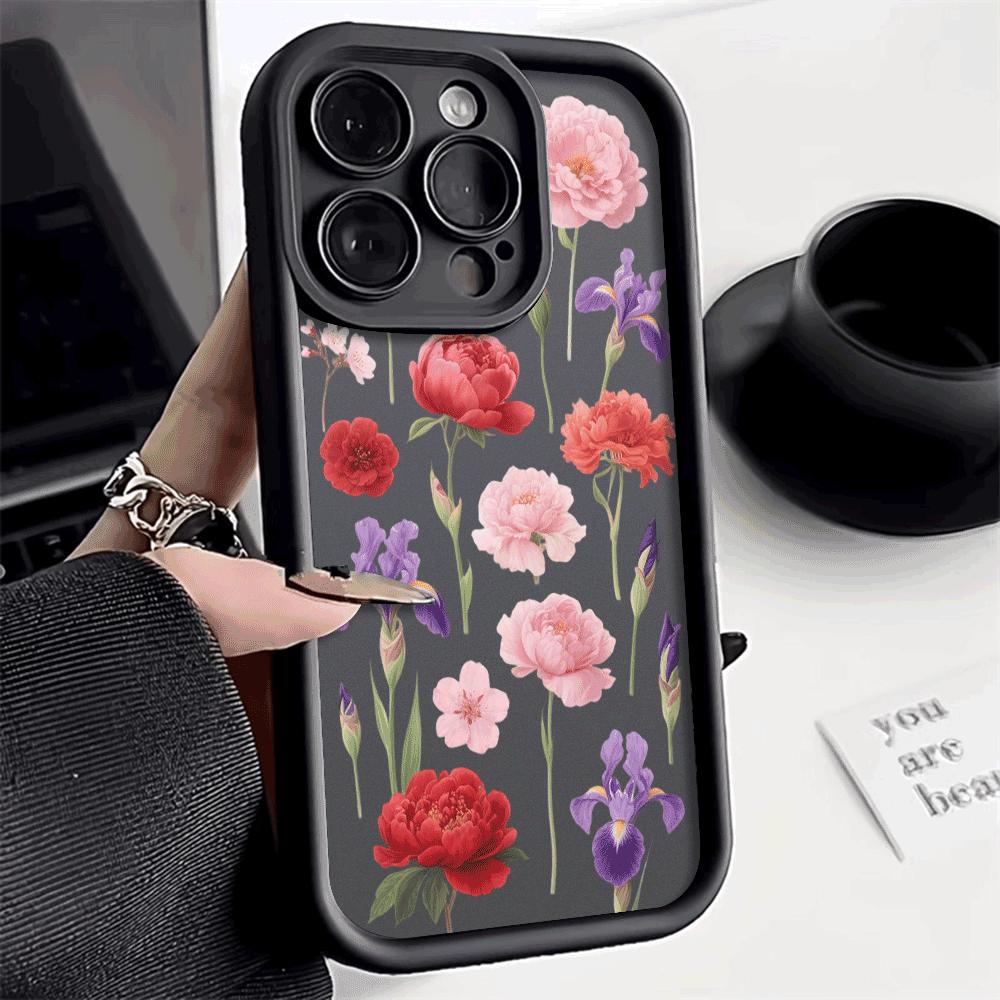 Shockproof Phone Case For Xiaomi Redmi Note 14 13 12 11 10 9 8 7 Pro/Plus Anti-Drop Protect Fashion Colorful Flower Design Cover
