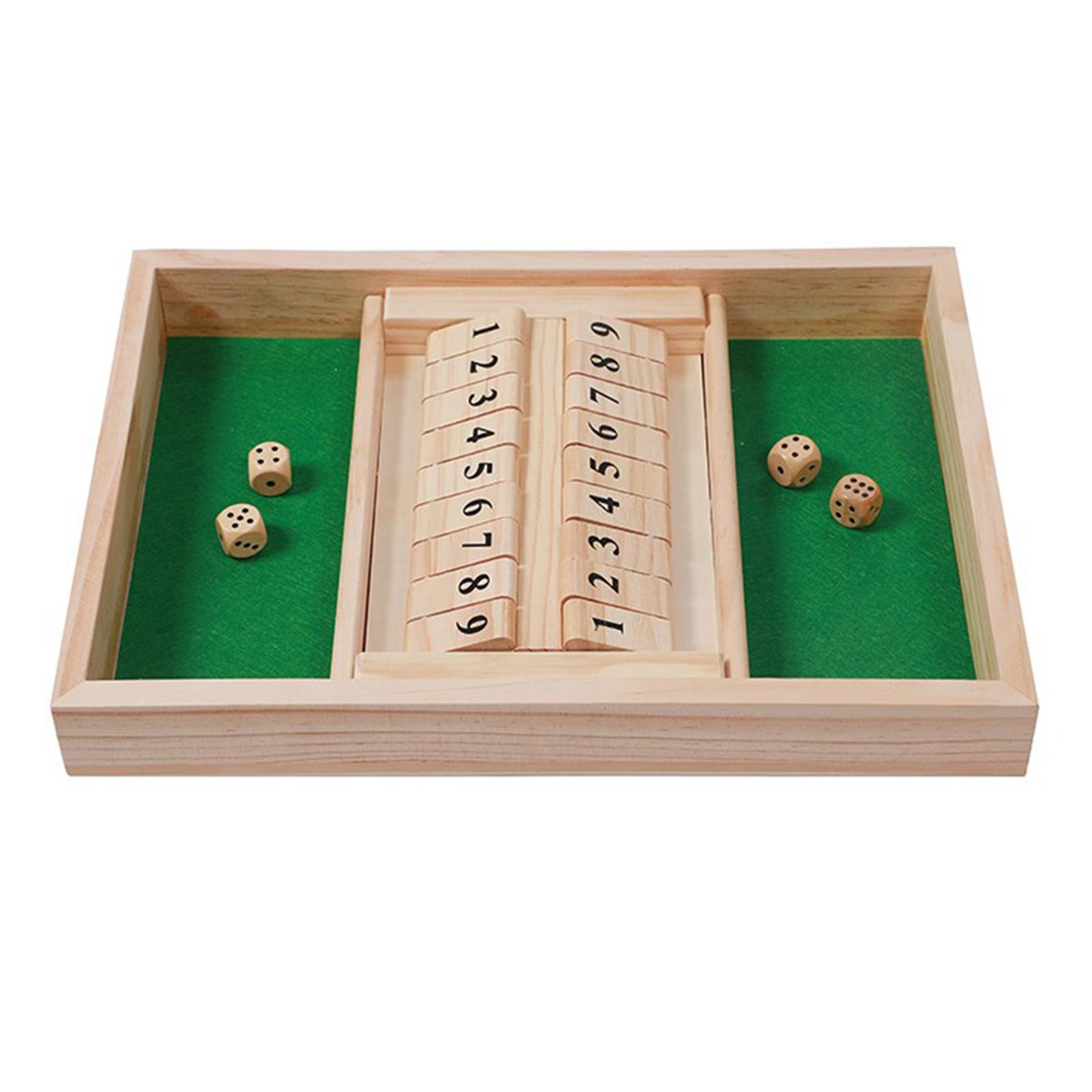 Double Number Flipping Game Wooden Board Game For Adults Kids China Mainland