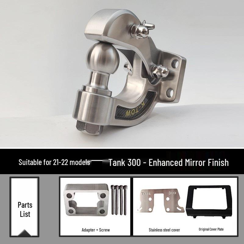 Premium 304 Stainless Steel Tow Hook for Tank 300, Patrol Cruiser, Land Cruiser, and Universal Rogue