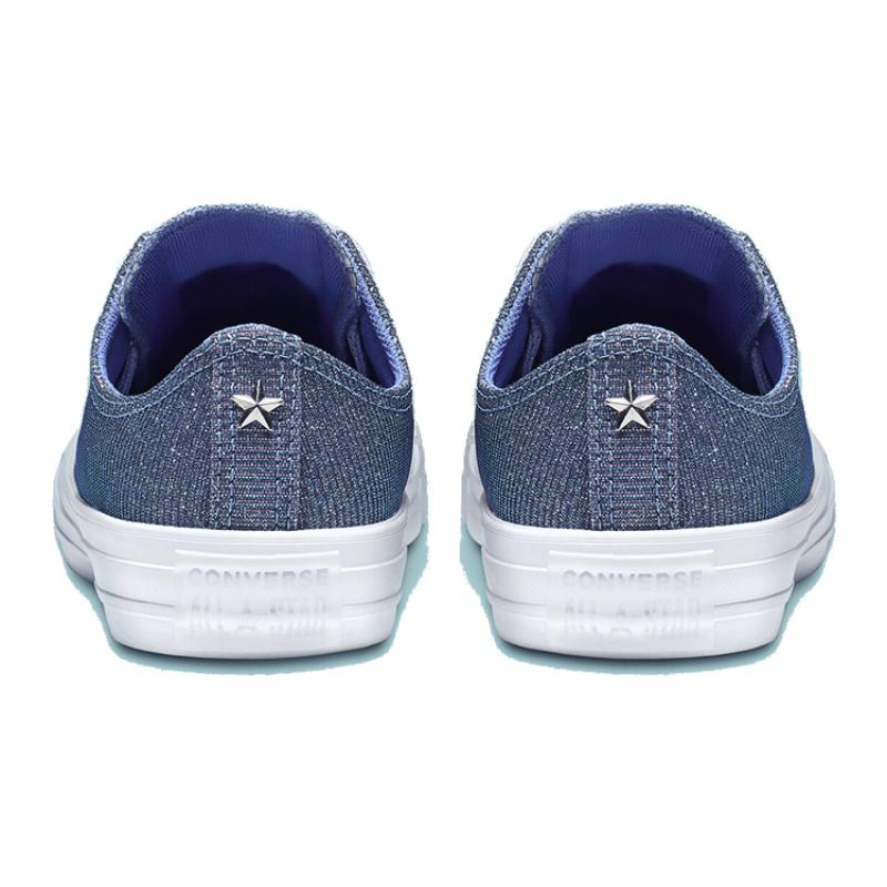Converse Chuck Taylor All Star Starware Low Top Casual & Comfortable Non-Slip & Abrasion Resistant Low-Top Espadrilles Women's Blue