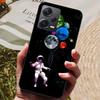 For Redmi Note 12 Pro 5G Case Note12 Covers Soft TPU Black Silicone Cover for Xiaomi Redmi Note 12 Pro+ 5G Plus Cartoon Painted