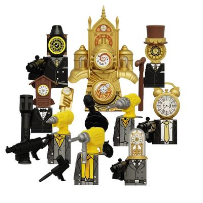 Skibidi Toilet Mini Figure Anime Block Tv Man Titan Puzzle Assemble Model Building Block Toys Model  Birthday Gifts