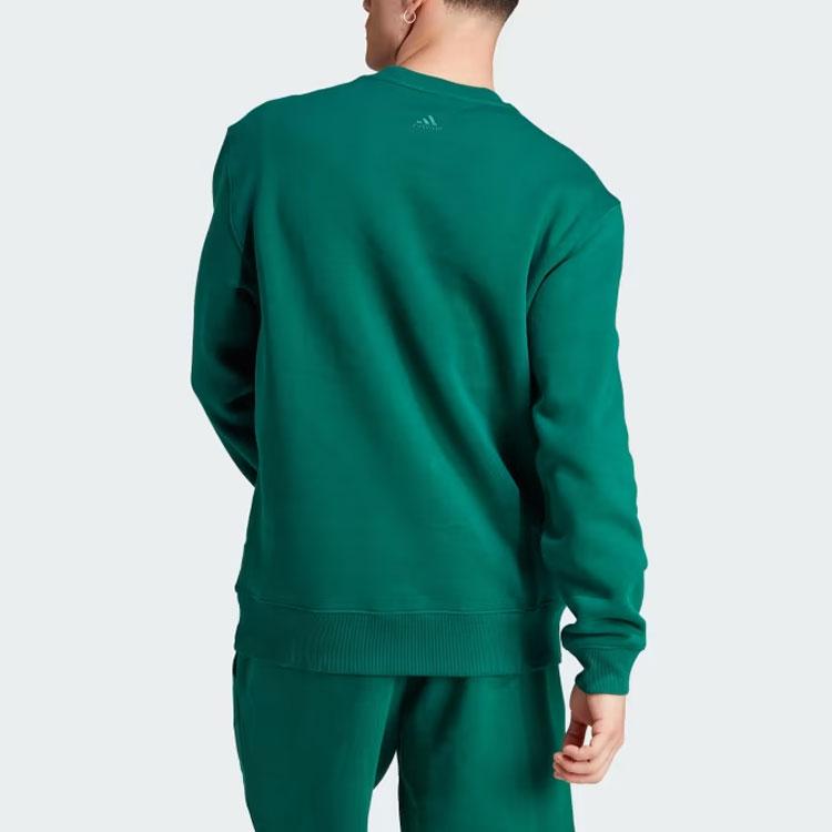 Adidas All Season Fleece Graphic Sweatshirt Men Sweatshirt Green IJ9440