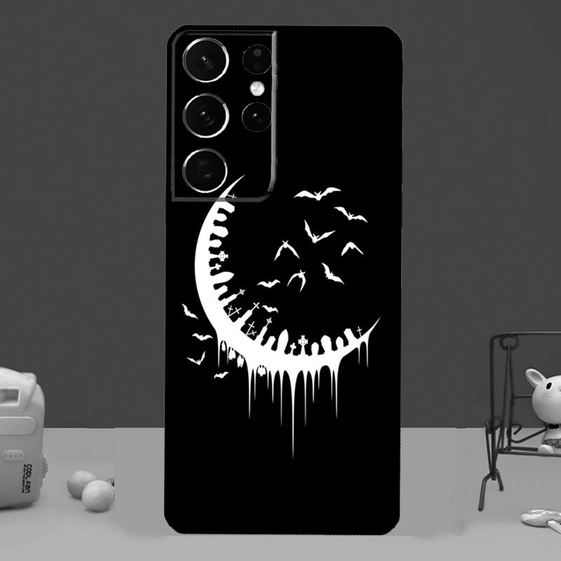Goth Vampire Bat Gothic Case For Samsung Galaxy S22 S21 Note 20 Ultra Note 10 S8 S9 S10 Plus S20 FE Phone Cover