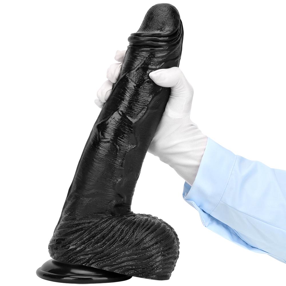 36*7cm Black Giant Anal Expansion Cum Expansion Heterosexual Giant Anal Plug Simulation Dildo