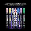 Pearlescent Marker Pen Set: 8 Glitter Oil-Based Colors for Gundam & Model Touch-ups