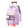 Kids' Waterproof Stair-Climbing Rolling School Backpack
