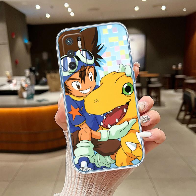 NH51 D-Digimons Transparent Phone Case for LG K22 K30 K40 K40S K41 K42 K50 K50S K51 K51S K52 K61 K62 K71 K92 Q60 Q61 V40 V50 V60