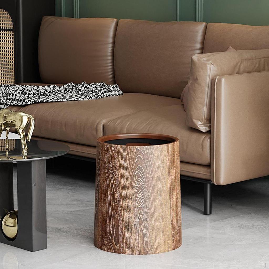 Elegantní kulatý odpadkový koš pro domácí a kancelářské použití