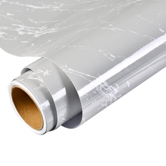 No Residue Oil-proof Wall Decal Fashion Removable Film Marble Mural Cling