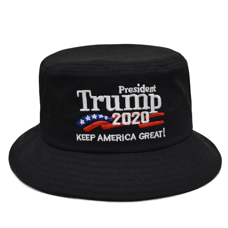Donald President Trump 2020 Keep America Great Cap Embroidered Bucket Hat Unisex