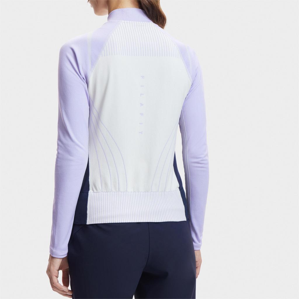 New FILA Knitwear Women's Mustard Purple A11W421503FVT