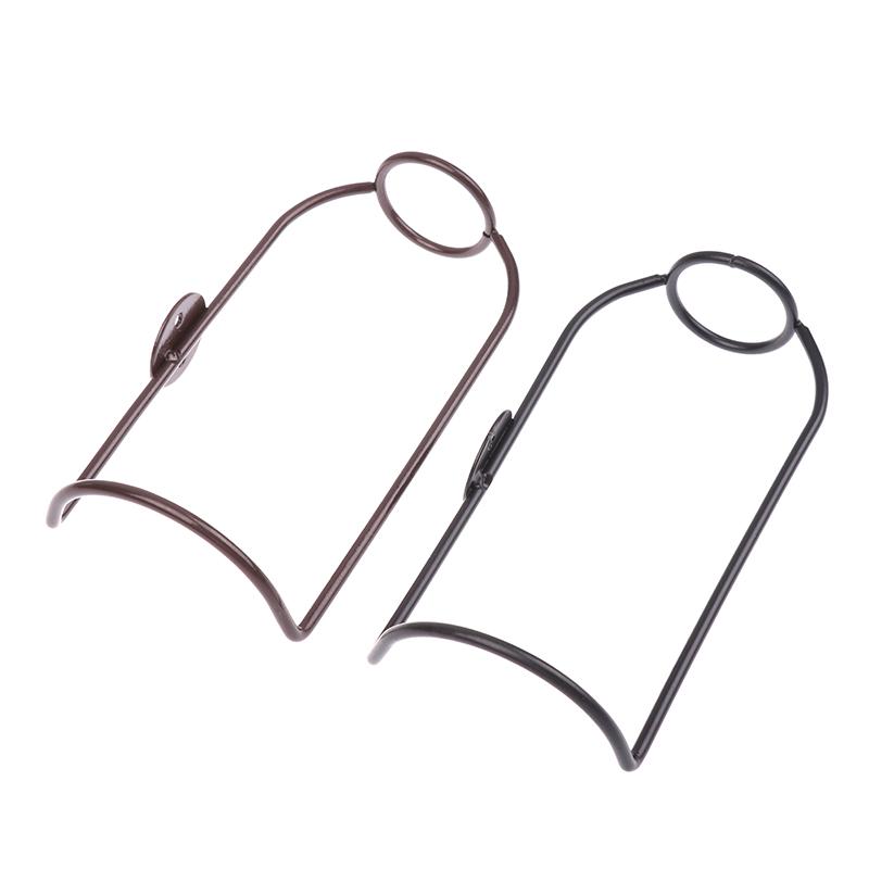 1Pcs Wall-Mounted Bar Wine Holder Champagne Storage Display Iron Metal Support Shelf Stand