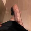 Women Sexy Lingerie Stockings Garter Belt Elastic Stockings Black Fishnet Stocking Thigh Sheer Tights Pantyhose