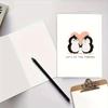Cute Funny Cat Birthday Card Valentine'S Day Greeting Card Invitation Card With Envelope Unique Gift For Teachers Parents Friend
