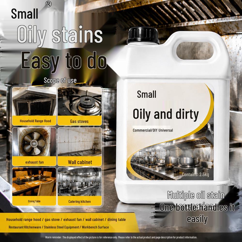 Kitchen Oil Stain Remover with Soft Hose for Stubborn Grease