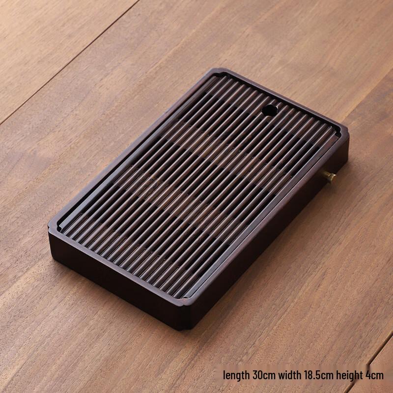 Handun Small Bamboo Round Tea Tray