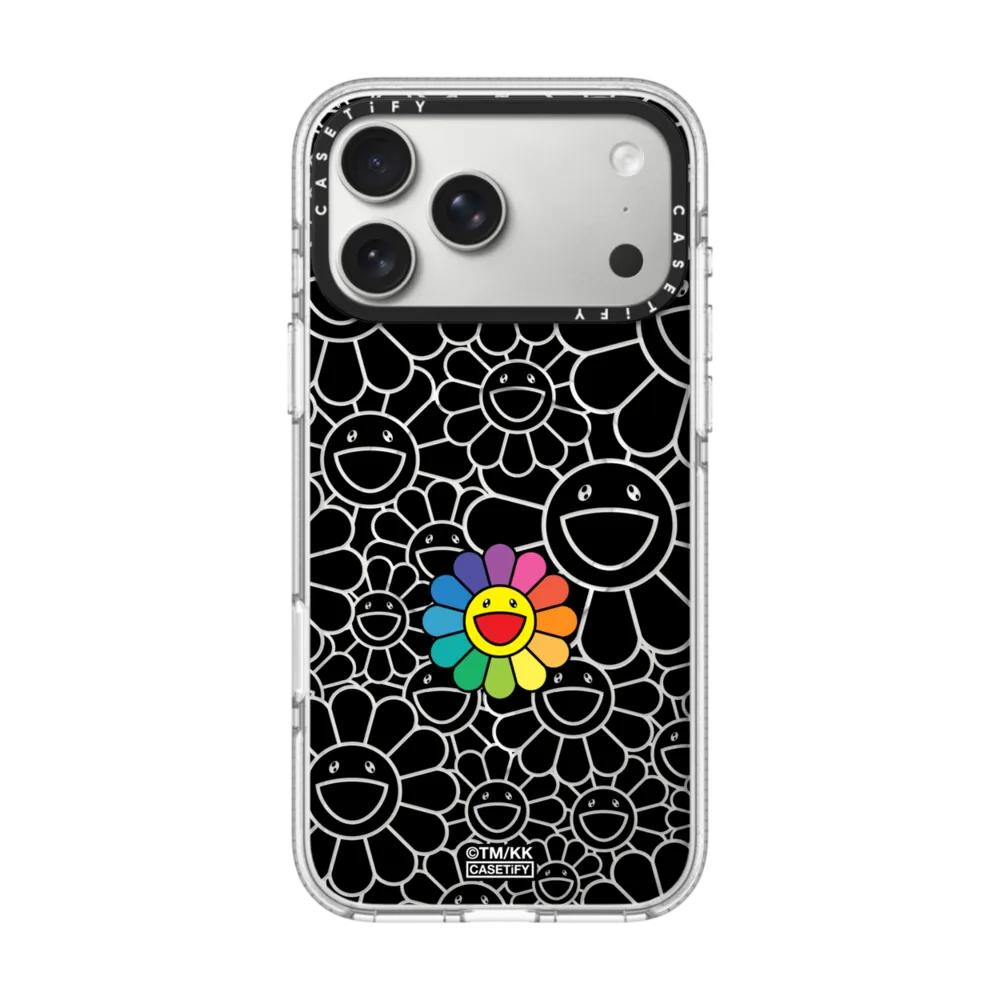CASETiFY Takashi Murakami FLOWERS BLOOM Art Series Magnetic Drop-proof Case for iPhone 13 14 15 16 17 Pro Max Air 16 Plus