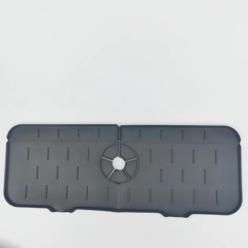 Küchenhelfer Silikon Wasserhahn Saugfähiges Pad Ablage Spüle Spritzschutz Arbeitsplatten Schutzmatte Badezimmer Abtropfmatte Zubehör