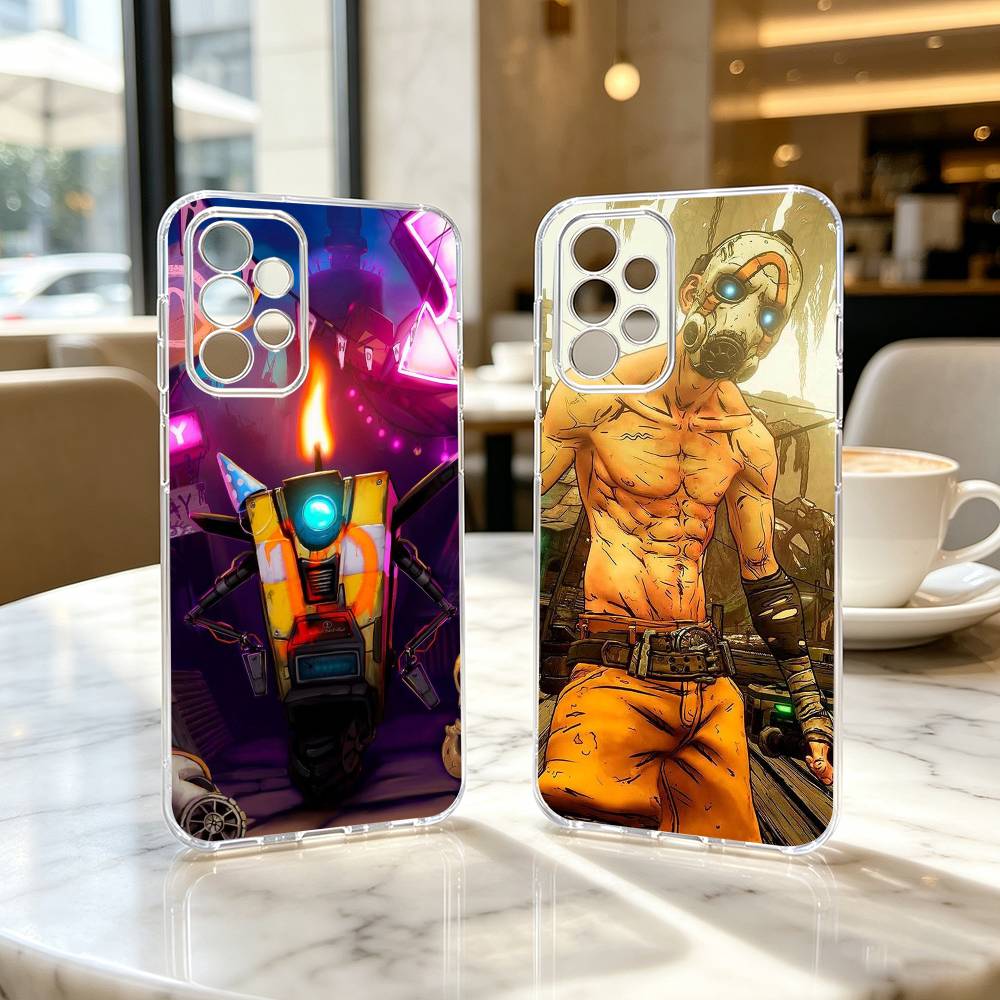 Game B-Borderlands P-Psycho Gift Phone Case Transparent Silicone Soft For Samsung S25,S24,S21,S22,S23,S30,Ultra,S20,Plus,Fe