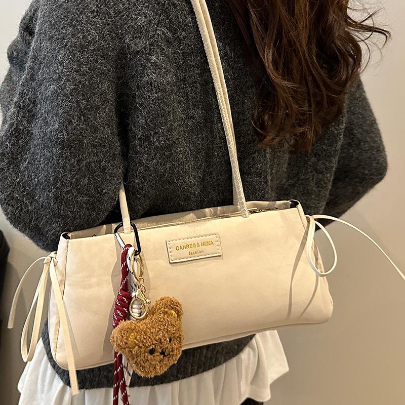 Unterarmtasche für Damen, Große Kapazität, Nischendesign, Hochwertiges Gefühl, Single-Shoulder Crossbody Baguette-Tasche