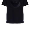 Emporio Armani Ss23 Solid Color Logo Print Pullover Short Sleeve T-Shirt Men Tops Black 3R1TU1-1JSAZ-0999