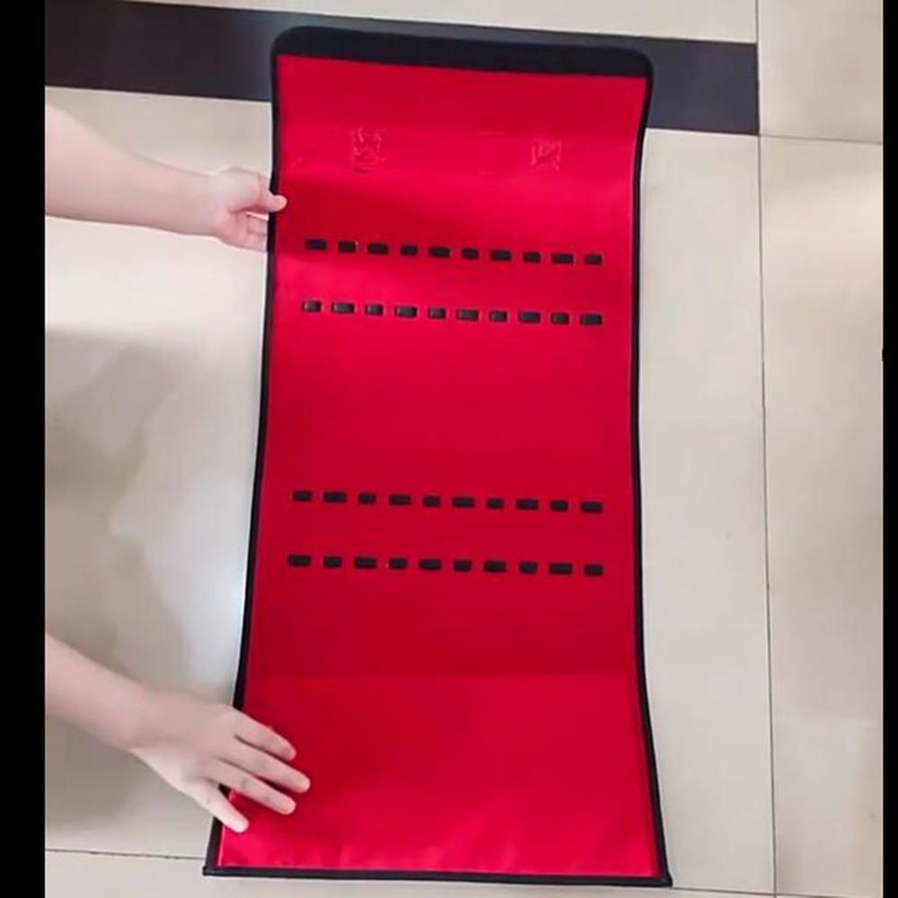 30 Installed Professional Pu Leather Hair Scissors Storage Bag Tools Packet Shears Case Hairdresser Scissors Sample Bag