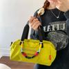 Outdoor Commuter Hand Carry Nylon Canvas Bag Women's Summer Shoulder Bag Light Messenger Tote Bag