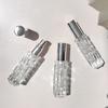 1pc-10ml glass perfume spray bottle Aluminum spray head perfume dispenser bottle press empty bottle