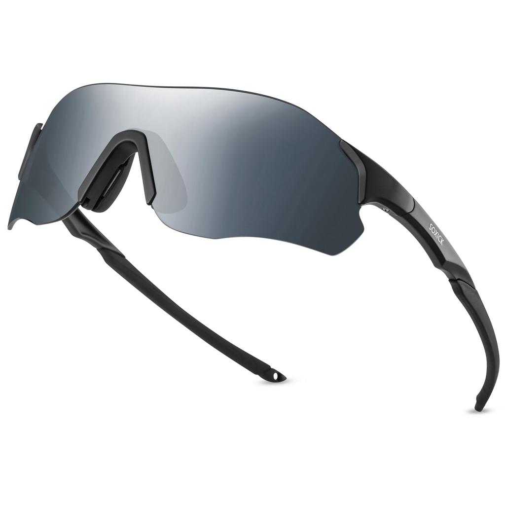 SOXICK Sports Sunglasses with Polarized UV Perfect for Driving and Fishing Men's Lenses, Lightweight, Protection,