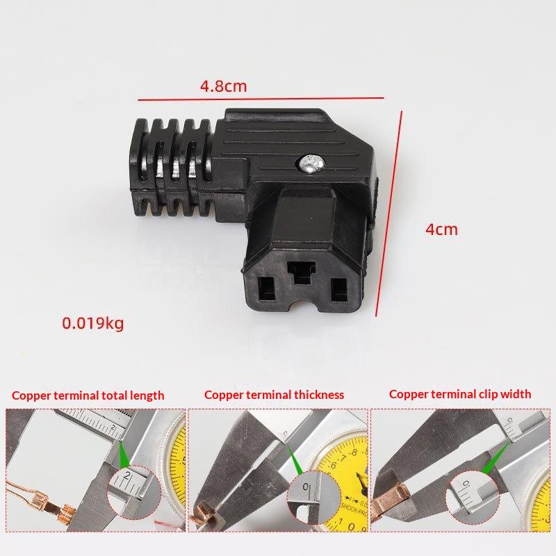 

[Q]DC Electric Vehicle Ceramic Three-Prong Y-Shaped Elbow Conversion Connector T-Type Modified Prong Socket